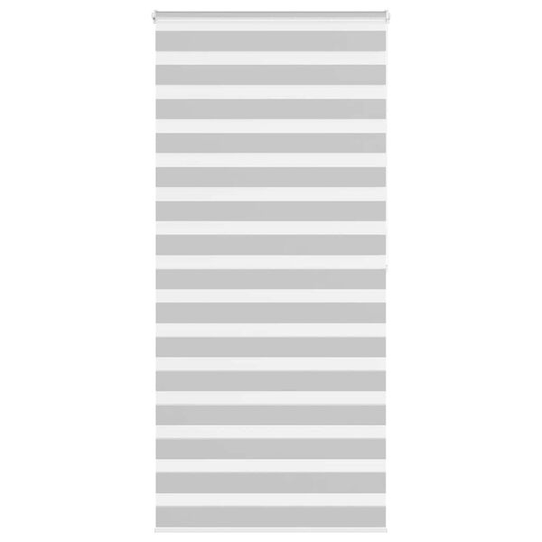 vidaXL Sebragardin lysegr&aring; 100x200 cm stoff bredde 95,9 cm polyester