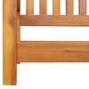 vidaXL Svingbenk Brun 110 x 56 x 58.5 cm Solid akasietre