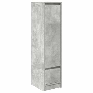 vidaXL Highboard betonggr&aring; 29,5x34x119,5 cm konstruert tre