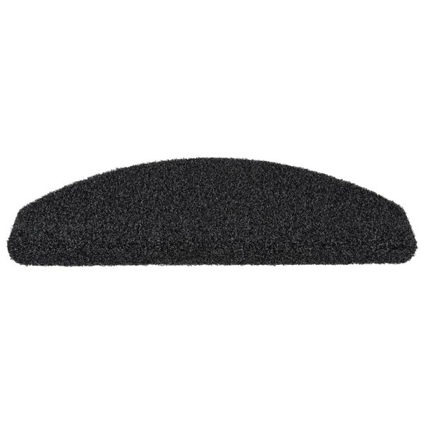 vidaXL Utend&oslash;rs trappematter 5 stk 65x24,5x3,5 cm sklisikker antrasitt