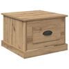 vidaXL Kaffebord Artisan Eik 50 x 50 x 35 cm Konstruert tre