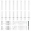 vidaXL Gjerde med stolpe s&oslash;lv 1,4 x 50 m St&aring;l