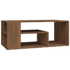 vidaXL Salongbord brun eik 100x50x40 cm konstruert tre