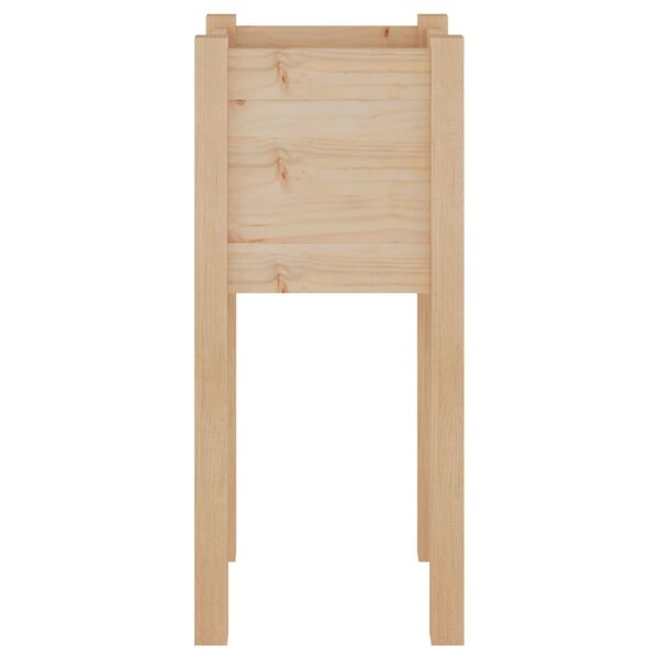 vidaXL Plantekasse 31x31x70 cm heltre furu