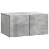 vidaXL Vegghengt TV skap Betonggr&aring; 59,5 x 41 x 30 cm Konstruert tre