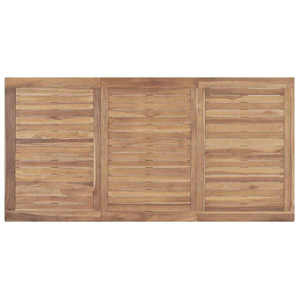 vidaXL Utendørs spisebord 160x80x77 cm heltre teak