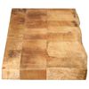 vidaXL Bordplate 160x40x3,8 cm naturlig kant grovt heltre mangotre