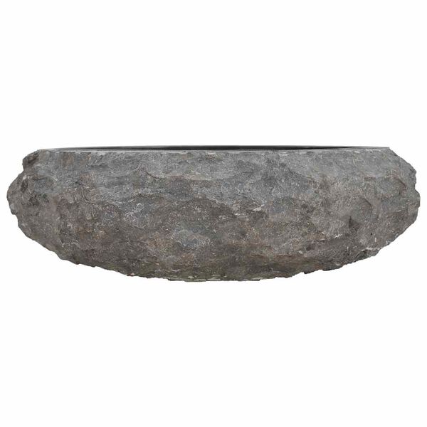 vidaXL Vask 40x12 cm marmor svart