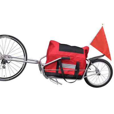 Sykkelhenger ett hjul med oppbevaringspose
