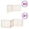 vidaXL Hundeport sammenleggbar 10 paneler 800 cm poppeltre