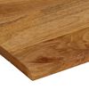 vidaXL Bordplate 60x60x3,8 cm naturlig kant heltre mango