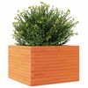 vidaXL Plantekasse voksbrun 70x70x46 cm heltre furu