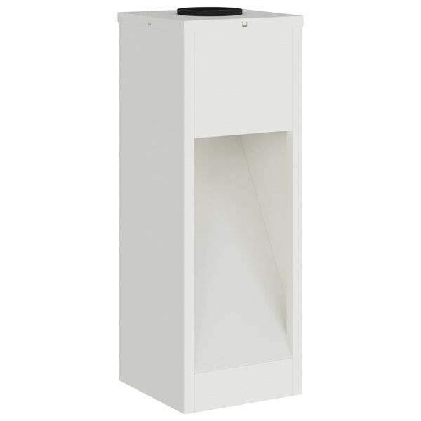 vidaXL Solcelle LED Stibelys 2 pcs Hvit Kaldvalset stål