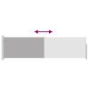vidaXL Uttrekkbar sidemarkise 140x500 cm gr&aring;