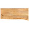 vidaXL Bordplate 90x40x3,8 cm naturlig kant heltre mango