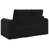 vidaXL Sammenleggbar Sofa seng Svart 148 x 71 x 83 cm Fl&oslash;yel