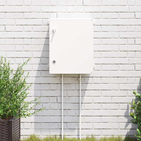 vidaXL Kontrollskap Gr&aring; 47 x 20 x 60 cm ABS-plast