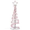 vidaXL LED Juletre med Baubles 100 LEDs Varm Hvit 150 cm
