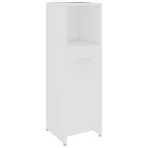 vidaXL Baderomsskap hvit 30x30x95 cm konstruert tre