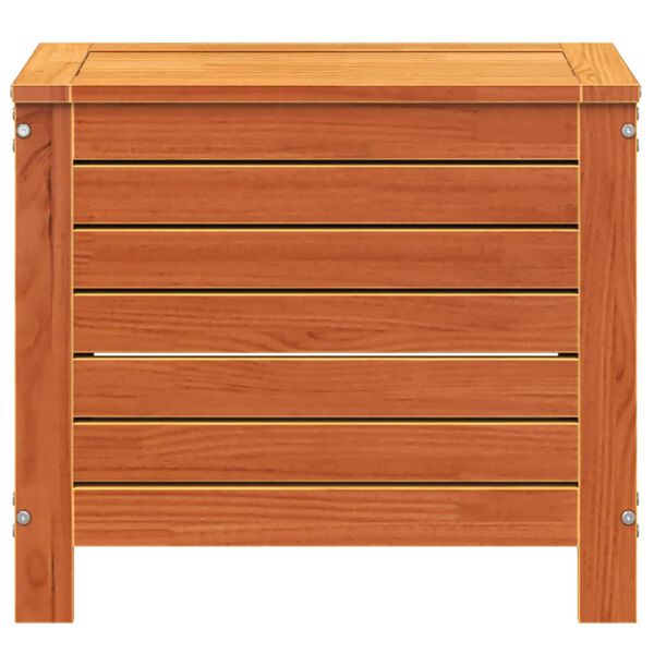 vidaXL Hagefotskammel voksbrun 62x31,5x52 cm heltre furu