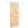 vidaXL Skyved&oslash;r 85 x 210 cm Massiv Furu Tre (Ubehandlet)