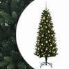vidaXL Kunstig juletre med kuler 120 cm 150 LED-lys Varmhvit PE og PVC