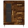vidaXL Highboard r&oslash;kt eik 69,5x34x180 cm konstruert tre