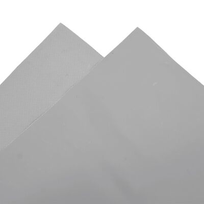 vidaXL Presenning grå 4x8 m 650 g/m²