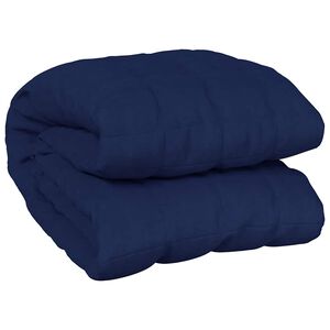 vidaXL Vektdyne bl&aring; 200x200 cm 13 kg stoff