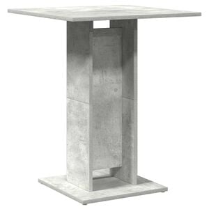 vidaXL Bistrobord betonggr&aring; 60x60x75 cm konstruert tre