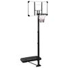 vidaXL Basketballplate gjennomsiktig 256-361 cm polykarbonat