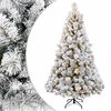 vidaXL Kunstig sammensatt juletre 180 cm 300 LED-lys Varmhvit