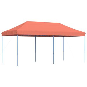 vidaXL Partytelt 292 x 580 x 315 cm Terrakotta Oxford Stoff
