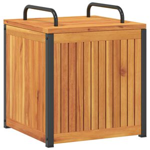 vidaXL Puteboks 45x45x45/53 cm heltre akasie og st&aring;l