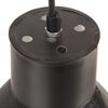 vidaXL Hengelampe 25 W svart rund 17 cm E27