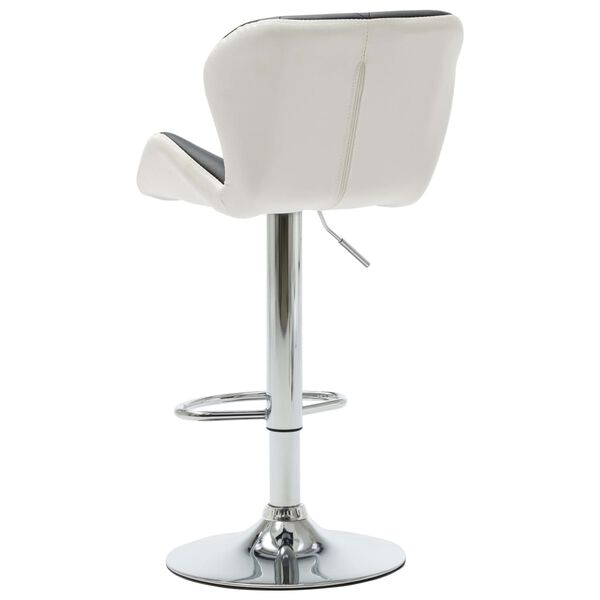 vidaXL Barstol svart kunstig skinn