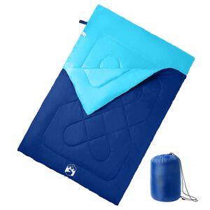 vidaXL Dobbel sovepose med puter for voksne camping 3-4 sesonger