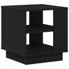 vidaXL Kaffebord Svart Eik 40 x 40 x 43 cm Konstruert tre