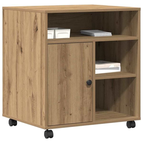 vidaXL Skiverstativ artisan eik 60 x 50 x 67 cm Konstruert tre