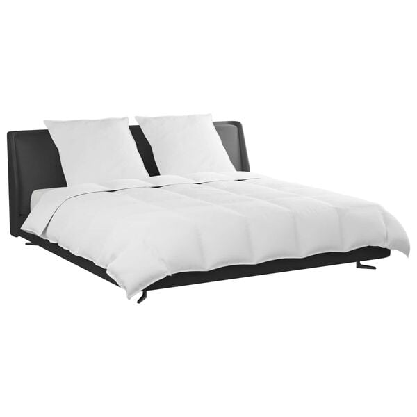 vidaXL Dyne Sett med pute 3 pcs Hvit Dun Fj&aelig;r