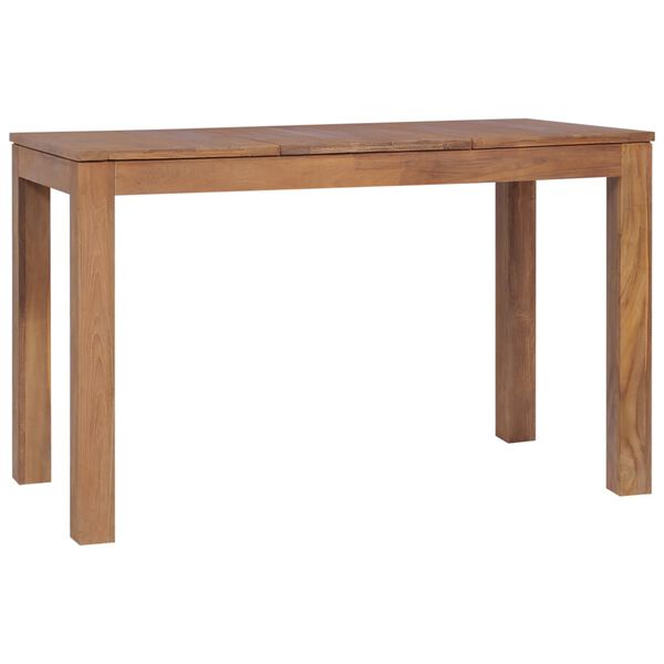 vidaXL Spisebord heltre teak med naturlig etterbehandling 120x60x76 cm