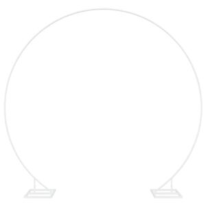 vidaXL Bryllupsbue Hvit 220 x 45 x 200 cm St&aring;l