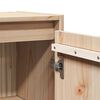 vidaXL Veggskap 30x30x60 cm heltre furu