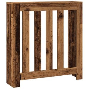 vidaXL Radiatordeksel gammelt tre 78x20x82 cm konstruert tre