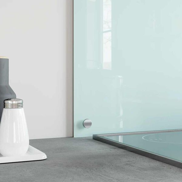 vidaXL Kj&oslash;kkenplate hvit 100x60 cm herdet glass