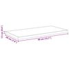 vidaXL Bokhyllebrett 4 pcs Svart 40 x 20 x 1,5 cm Konstruert tre