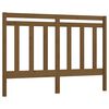 vidaXL Sengegavl honningbrun 126x4x100 cm heltre furu