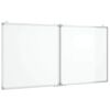 vidaXL Magnetisk tavle sammenleggbar 120x60x1,7 cm aluminium