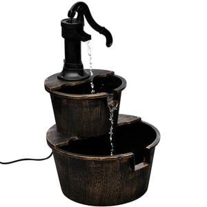 vidaXL Fontene med br&oslash;nnpumpedesign