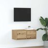 vidaXL TV-benk artisan eik 60x31x25,5 cm konstruert tre